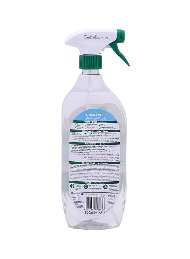 زوفلورا منظف متعدد الأغراض بخاخ الكتان المنعش 800 مل - Image 2