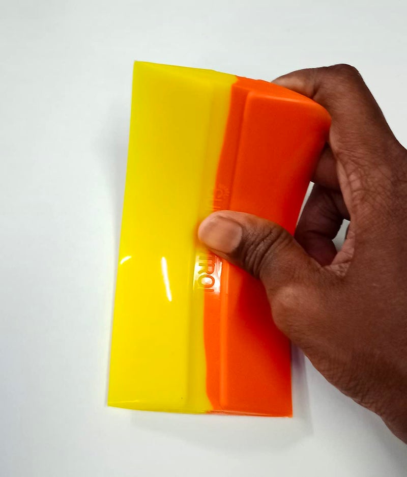 Generic Double Color Wrapping Scraper Squeegee Tool for Car Vehicle Window Film Nylon Rubber 125 X 65 cm CS001 3 Pcs  - Image 5