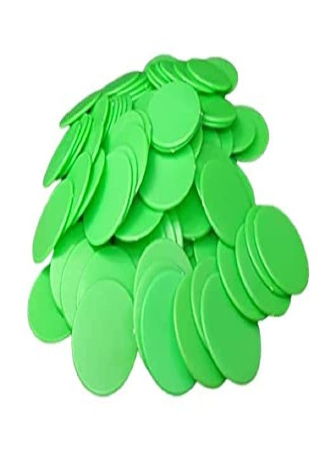 Prokart Plastic Round Shape Plain Token Coin, Chips for Board Games and Other USES,(Pack of 100 Coin) - Image 3