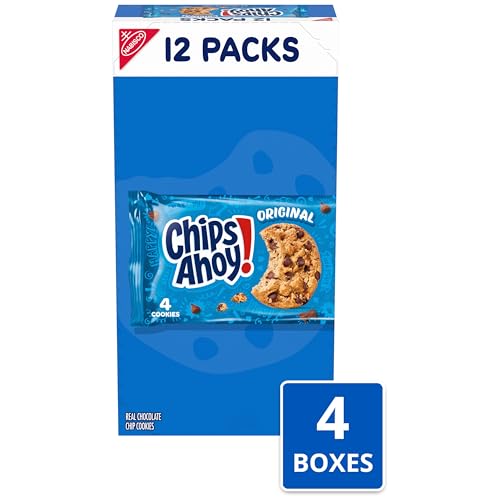 CHIPS AHOY! OriginalChocolate Chip Cookies, 48 Snack Packs (4 Boxes) - Image 2