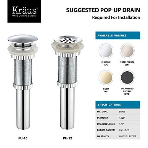 KRAUS Ramus Single Handle Vessel Sink Bathroom Faucet in Oil Rubbed Bronze, FVS-1007ORB - Image 5