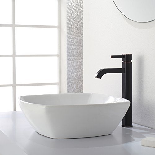 KRAUS Ramus Single Handle Vessel Sink Bathroom Faucet in Oil Rubbed Bronze, FVS-1007ORB - Image 2