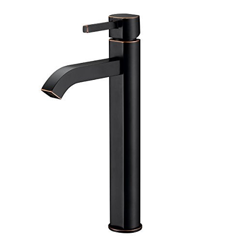 KRAUS Ramus Single Handle Vessel Sink Bathroom Faucet in Oil Rubbed Bronze, FVS-1007ORB - Image 1