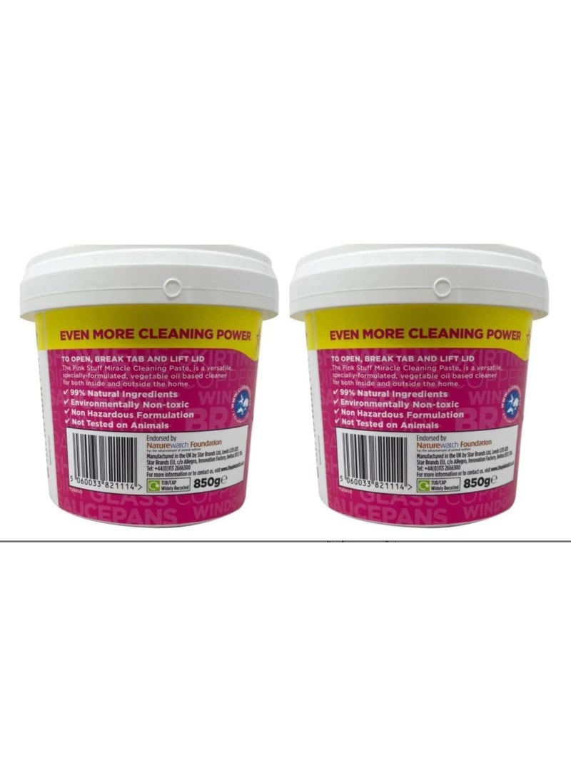 PINK STUFF Stardrops The Pink Stuff The Miracle All Purpose Cleaning Paste 850g - Pack of 2 - Image 2
