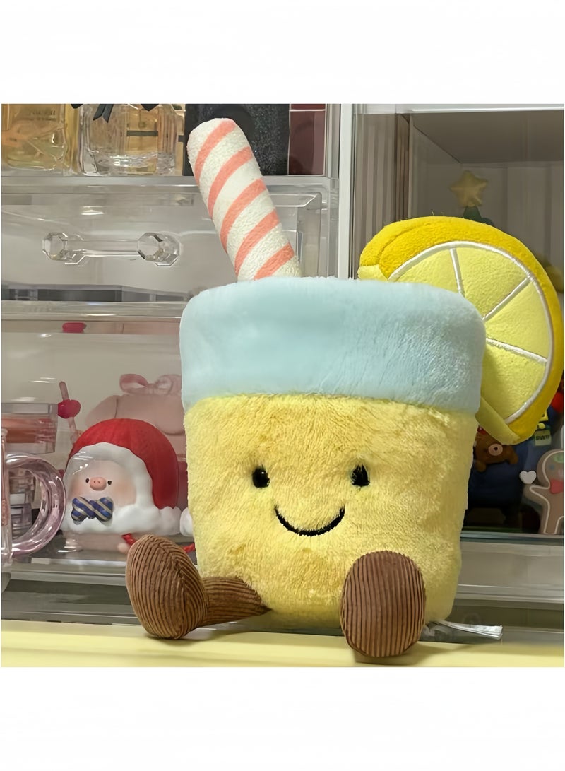 جيليكات دمية بلاستيكية على شكل ليمون صودا من جيلليكات بوجه مبتسم، هدية رائعة جداً - Image 4