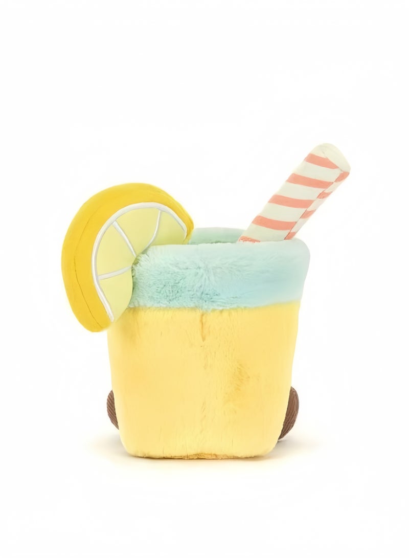 جيليكات دمية بلاستيكية على شكل ليمون صودا من جيلليكات بوجه مبتسم، هدية رائعة جداً - Image 3