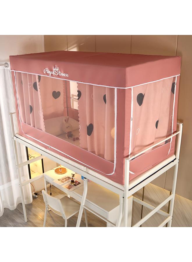 Bluejw University Dormitory Upper And Lower Bed Curtain Single-person Fully Enclosed Student Shading Bed Curtain Mosquito Net Integrated Bracket Three-door - Image 1