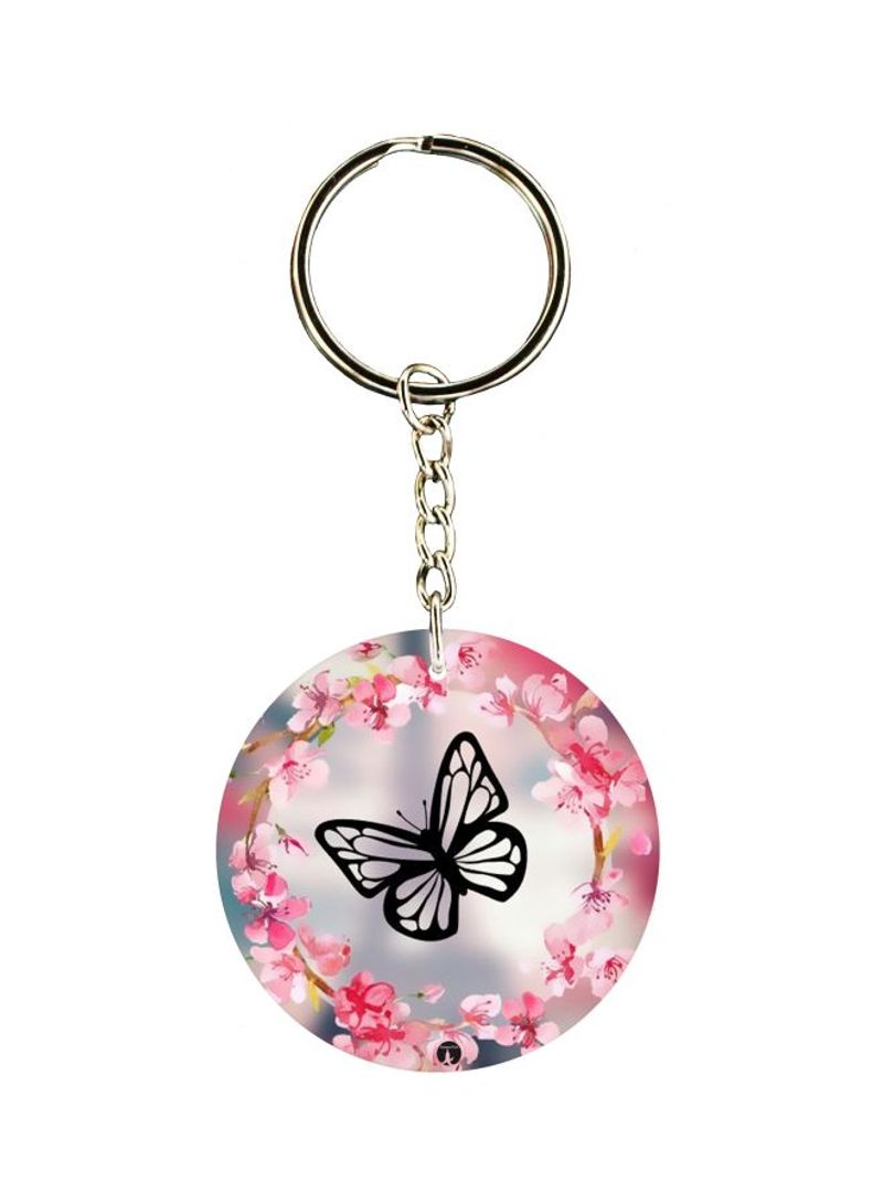 RKN Butterfly Printed Keychain