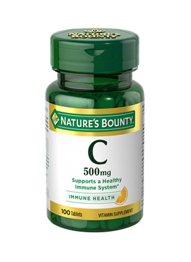 NATURE'S BOUNTY Vitamin C- 500 Mg - 100 Tablets  - Image 1
