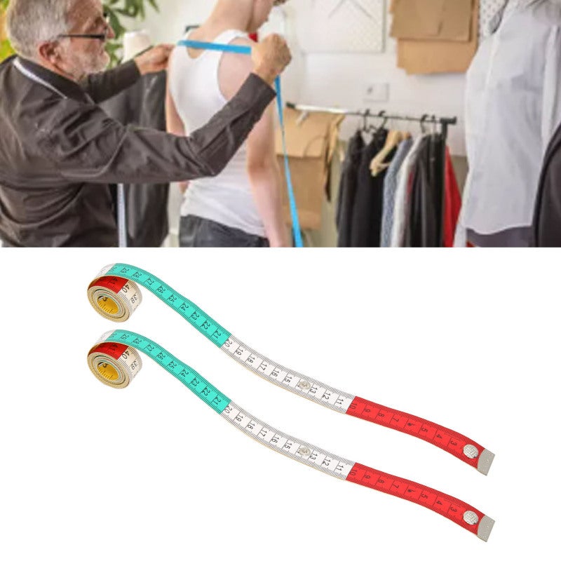 Soft Measuring Tape 10Pcs Double Sided 150Cm/60Inch Clear Scale - Lightweight Portable Flexible Ruler for Tailors Crafters Body Sewing Cutting Measurements - Image 3
