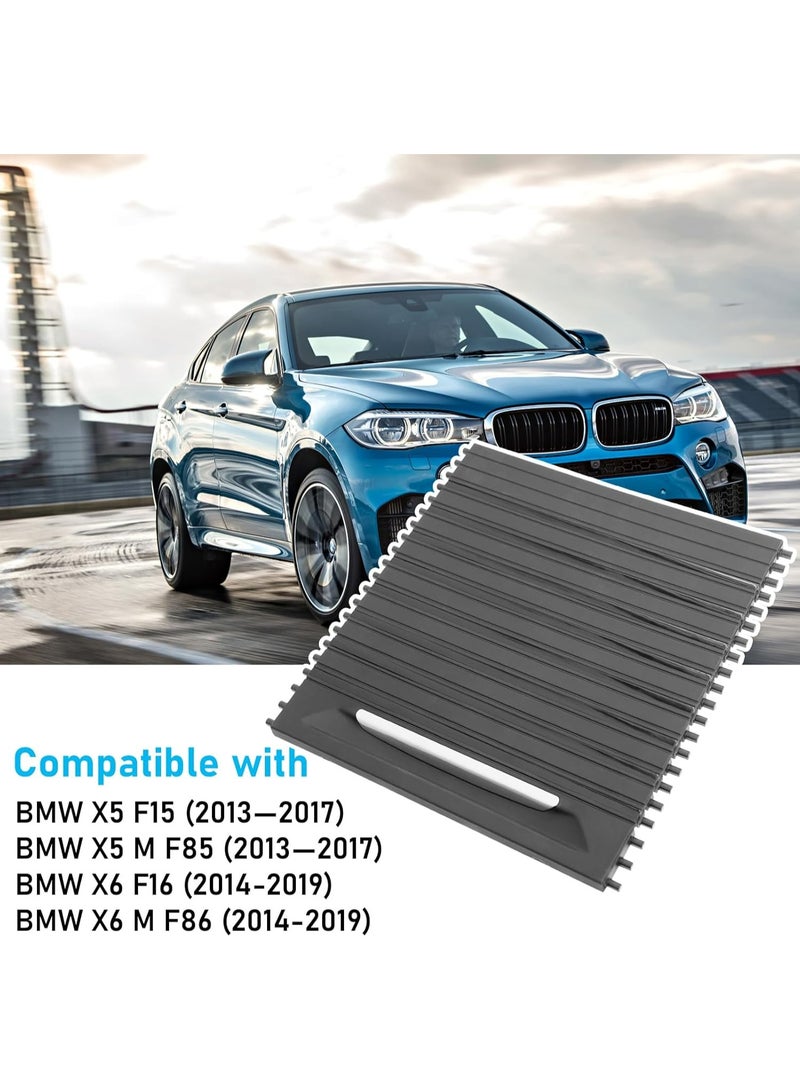 Generic Sliding Console Cover for BMW X5 F15/X6 F16 (2013 2014 2015 2016 2017 2018 2019) Accessories – Cup Holder Shutter  - Image 3