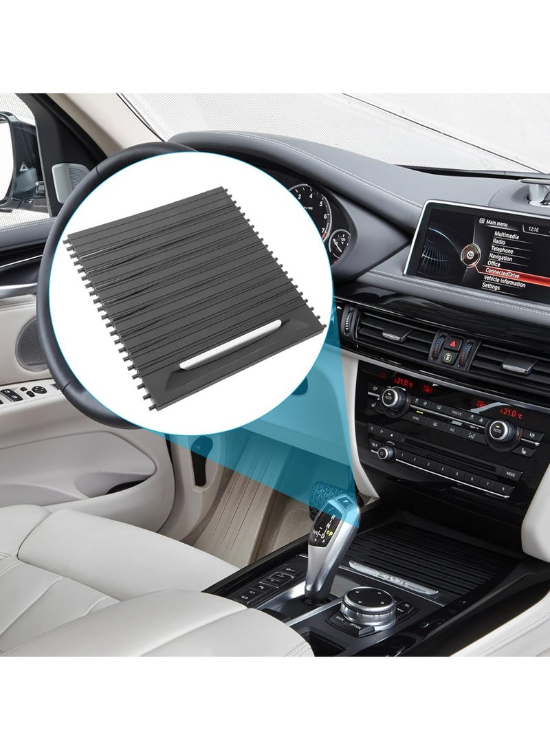 Generic Sliding Console Cover for BMW X5 F15/X6 F16 (2013 2014 2015 2016 2017 2018 2019) Accessories – Cup Holder Shutter  - Image 5