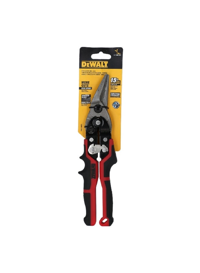 DEWALT Multi-Component Left Cut Aviation Snip Red and Black 11.9 Inch DWHT14673 - Image 2