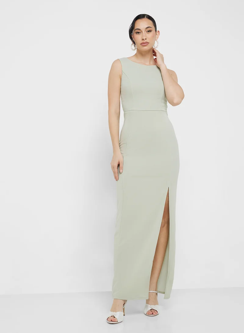 Little Mistress Sleeveless Column Dress