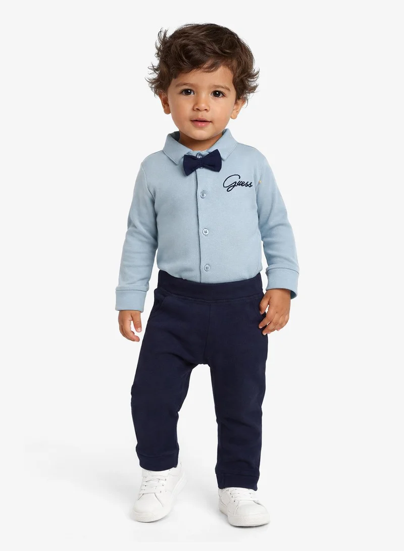 جس طقم بودي سوت وبنطلون بأكمام طويلة للرضع