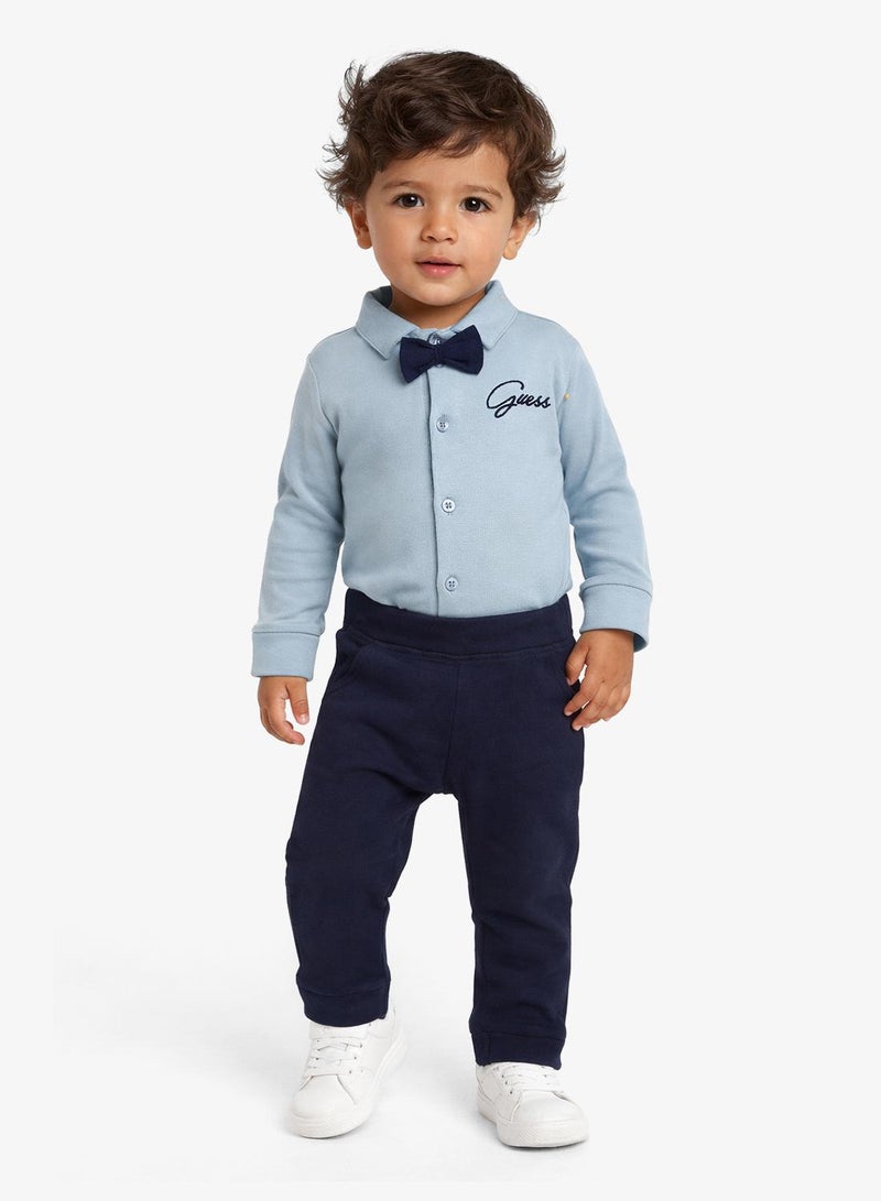 جس طقم بودي سوت وبنطلون بأكمام طويلة للرضع - Image 1