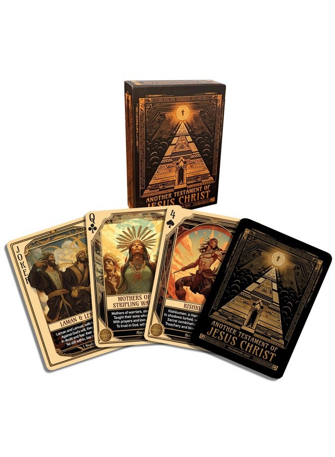 Generic Book of Mormon Character Playing Cards - Features 54 Iconic Book of Mormon Characters with Beautiful Artwork  - Image 2
