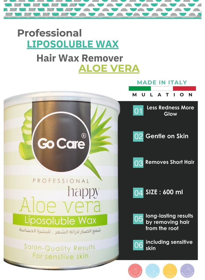 GOCARE Go Care Professional Aloe Vera Liposoluble Wax, Salon-Quality, for Sensitive Skin - Image 2
