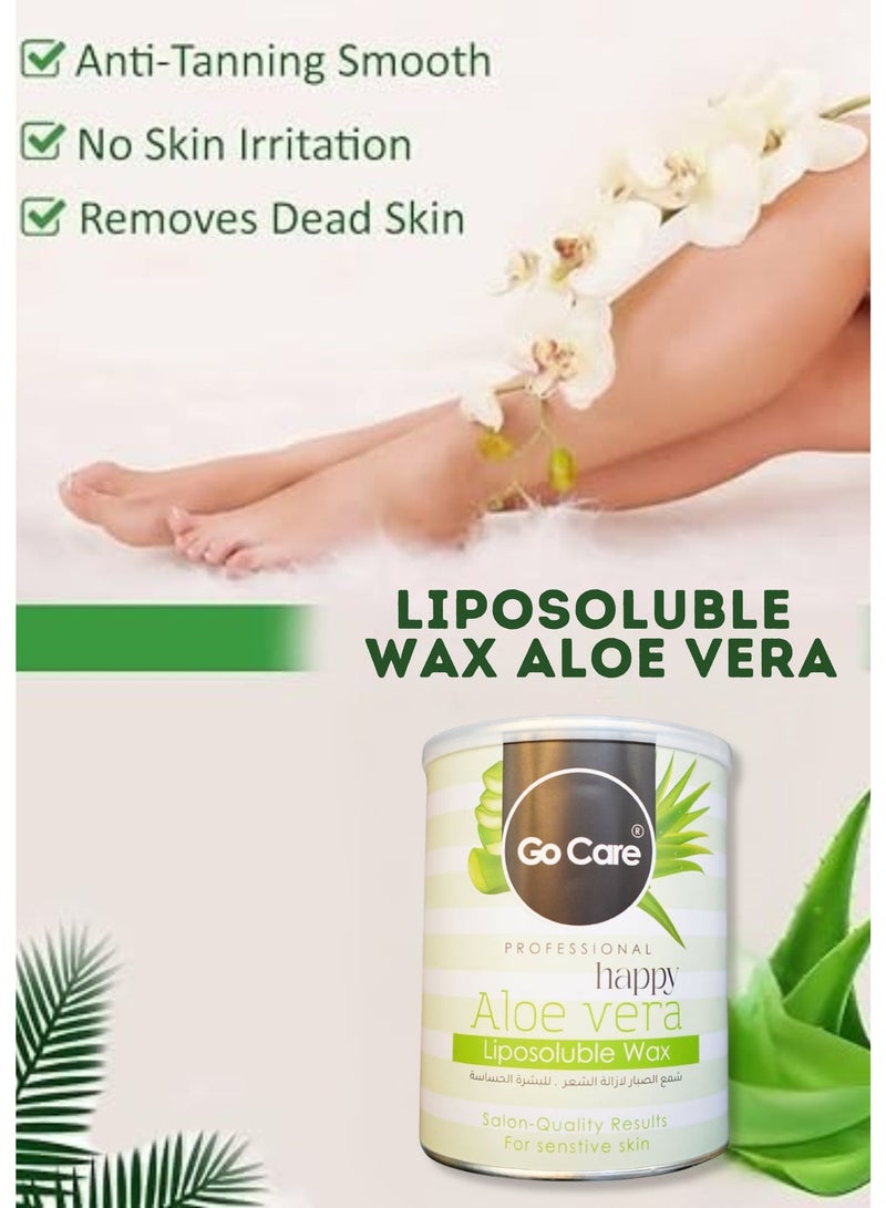 GOCARE Go Care Professional Aloe Vera Liposoluble Wax, Salon-Quality, for Sensitive Skin - Image 4