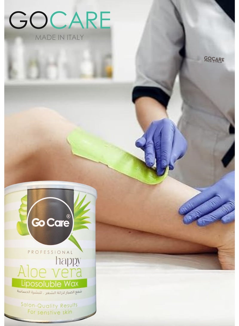 GOCARE Go Care Professional Aloe Vera Liposoluble Wax, Salon-Quality, for Sensitive Skin - Image 3