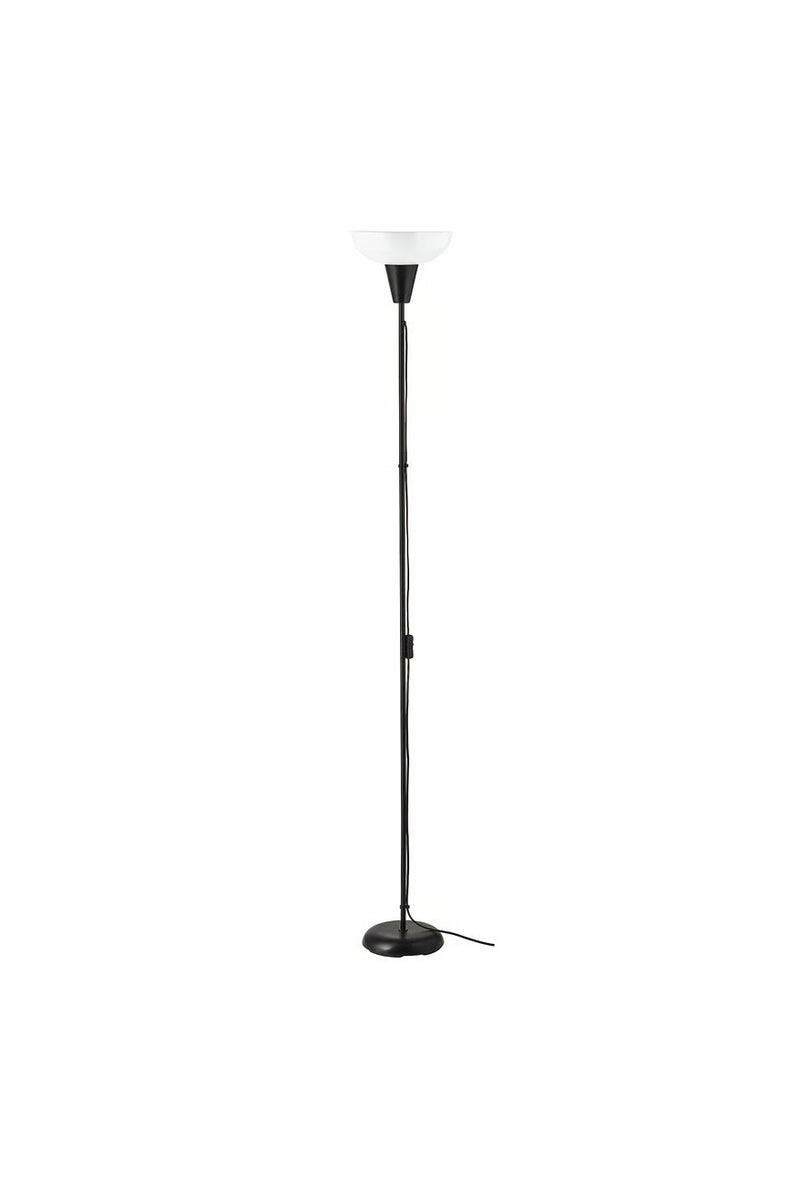 Selecto Hub Modern Floor Lamp, Floor Uplighter, Max 13 W, Steel Frame, Shade Diameter 24 cm, Height 180 cm, Black/white - Bulb Included - Image 2