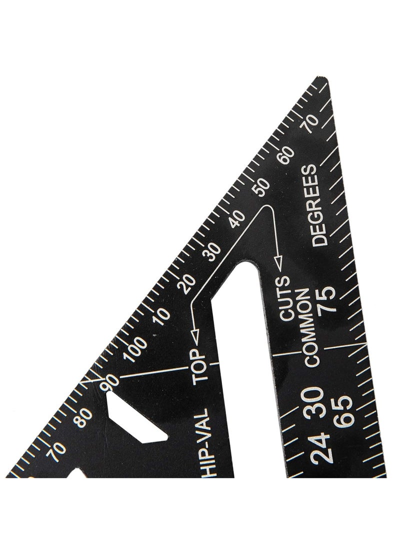 RATSAW - Carpenter's Square Protractor Metric Triangle Ruler 180 mm 7 Inch Square High Precision Measuring Tool for Carpenters - Image 1