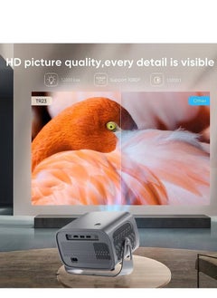 Generic Android Smart 4K BT 5.2 LED Projector with 5G WiFi 5 Electric Focus, 360 Degree Rotating, Wireless Mirror Phone Video Projectors.  - Image 2