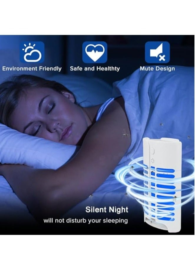 ANYOUI Mosquito Killer Lamp, Indoor Plug-in Mosquito Repellent Lamp, UV Ultraviolet LED Mosquito Attracting and Killing Lamp, Plug and Use, Essential for Bedrooms, Living Rooms, and Offices (White) - Image 2