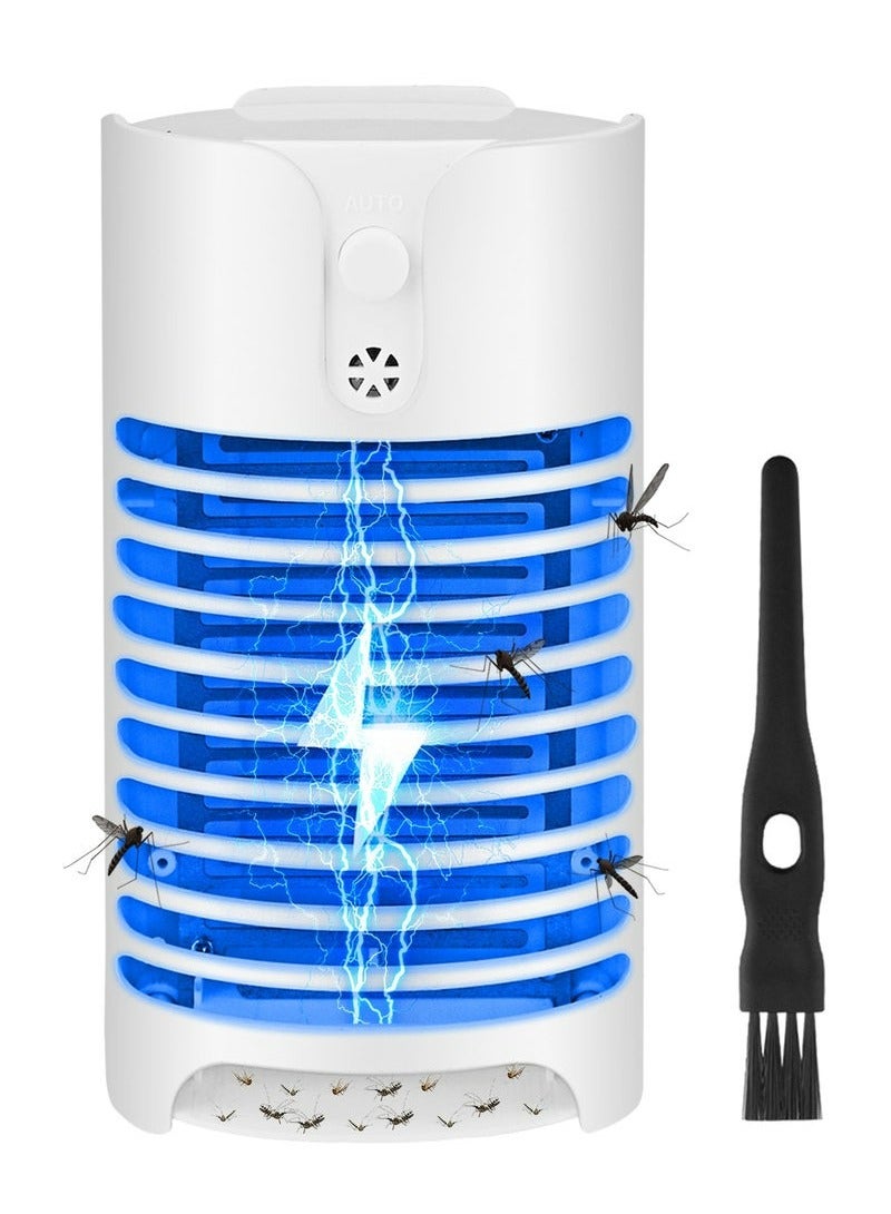 ANYOUI Mosquito Killer Lamp, Indoor Plug-in Mosquito Repellent Lamp, UV Ultraviolet LED Mosquito Attracting and Killing Lamp, Plug and Use, Essential for Bedrooms, Living Rooms, and Offices (White) - Image 1