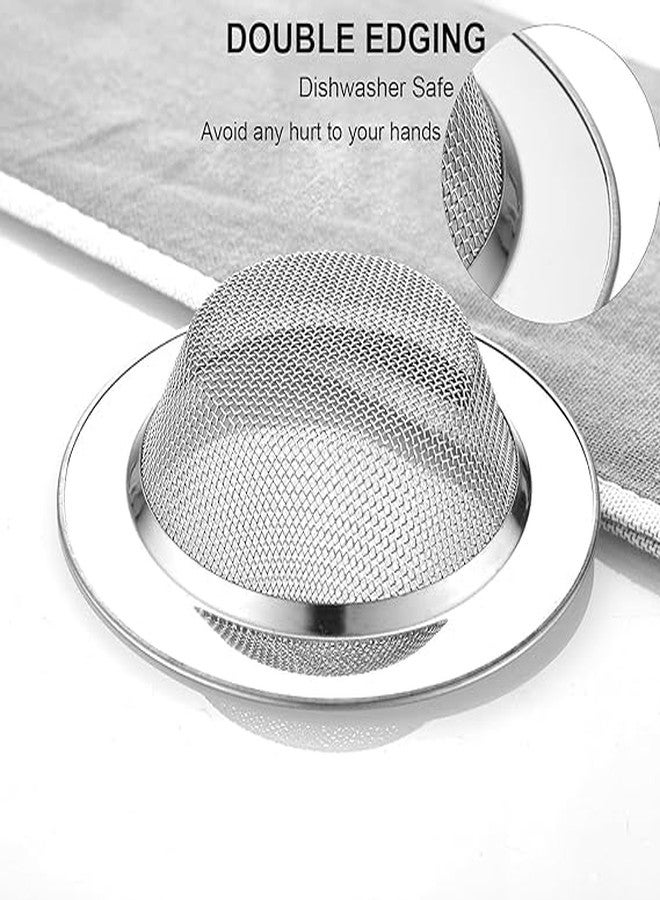 Oblivion Sink Strainer Steel 1 Pc - (11.5 CM) Drain Filter Jali, Waste Coupling for Kitchen, Bathroom, and Wash Basin, Rust-Resistant, Easy-Clean Fine Mesh Sieve Basket, Stopper for Drainage - Image 2