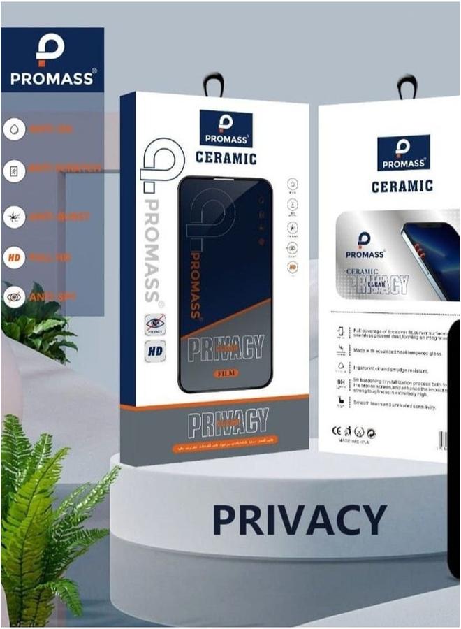 PROMASS Screen Protector Nano Glossy Privacy Protection for iPhone 12 Pro - Image 1