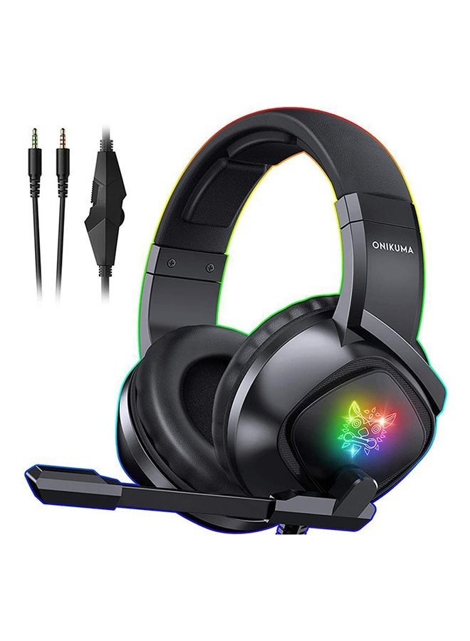 onikuma K19 Gaming Wired Headset With Microphone For PS4/PS5/XOne/XSeries/NSwitch/PC - Image 1