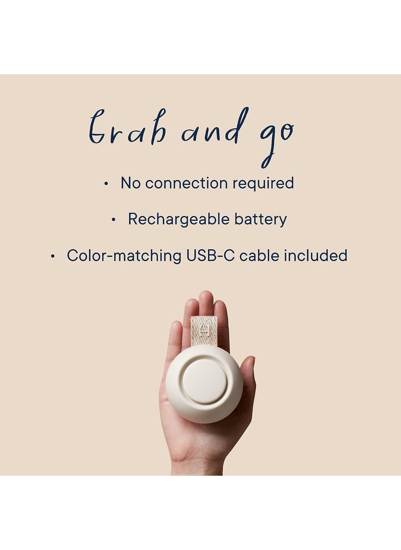 Hatch - Rest Go - Portable Sound Machine - Baby Sleep Pacifier - Paste Color - Image 1