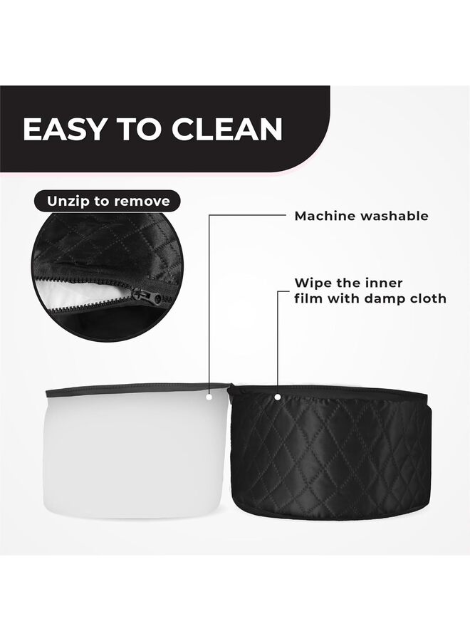 LAMAY Hair Steamer For Natural Hair Home Use w/10-level Heats Up Quickly, Heat Cap For Deep Conditioning - Thermal Steam Cap For Black Hair, Great For Deep Conditioner - Image 2