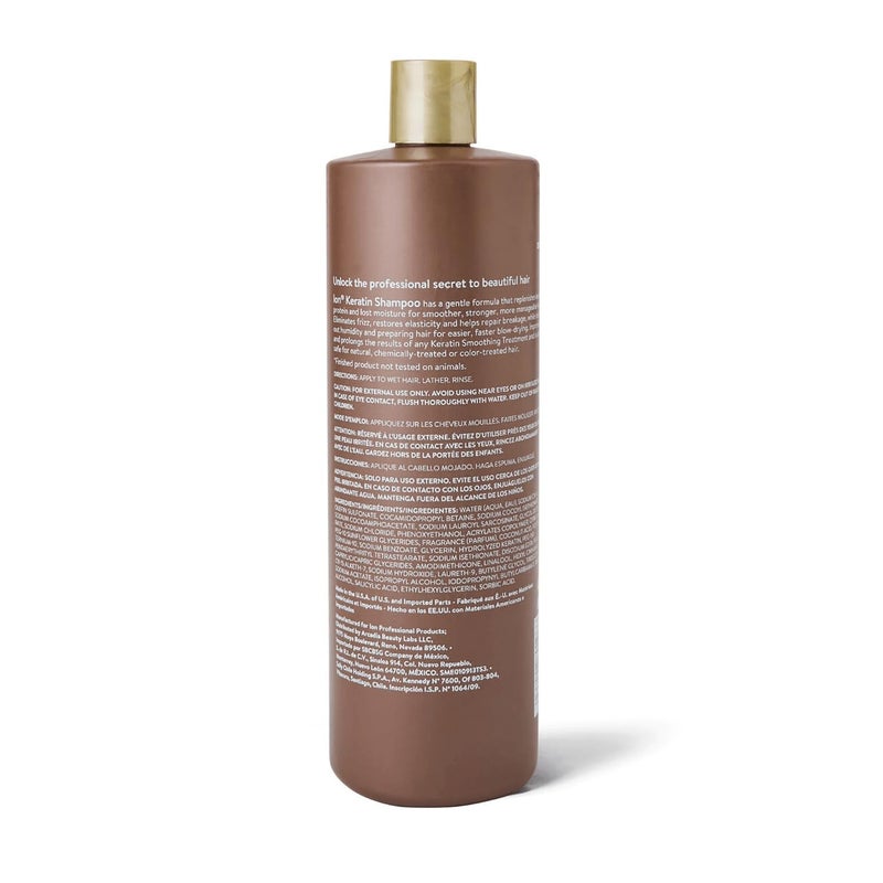 Ion Keratin Smoothing Shampoo 1LT.(33.8OZ) - Image 2