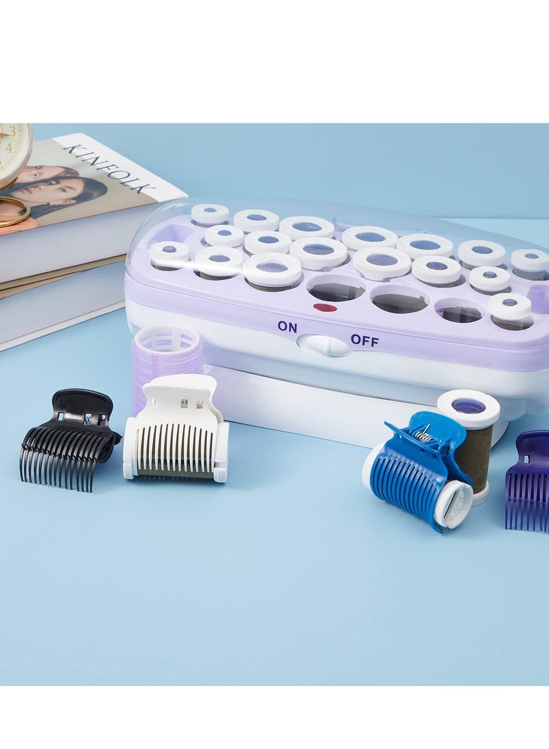 نيبمينينت 12 Pieces Hot Roller Clips Hair Curler Claw Replacement for Women Girls Section St - Image 5