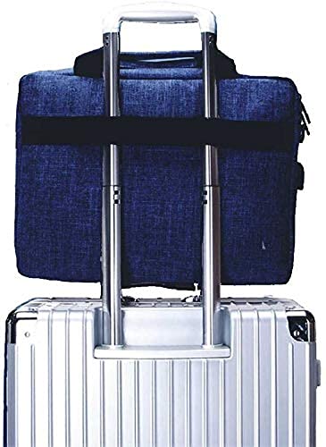 Handcuffs Laptop Bag 15.6 Inches Messenger Shoulder Sling Bags Waterproof Office Bag for Men & Women (Blue) - Image 4