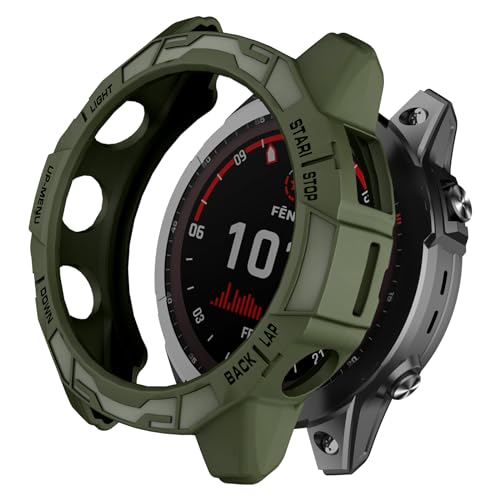 ISABAKE Case Cover Compatible with Garmin Fenix 7X/Fenix 7X Pro/EPIX Pro 51mm, Soft Anti Drop Replacement Protective Cases Smart Watch Accessories - Image 1