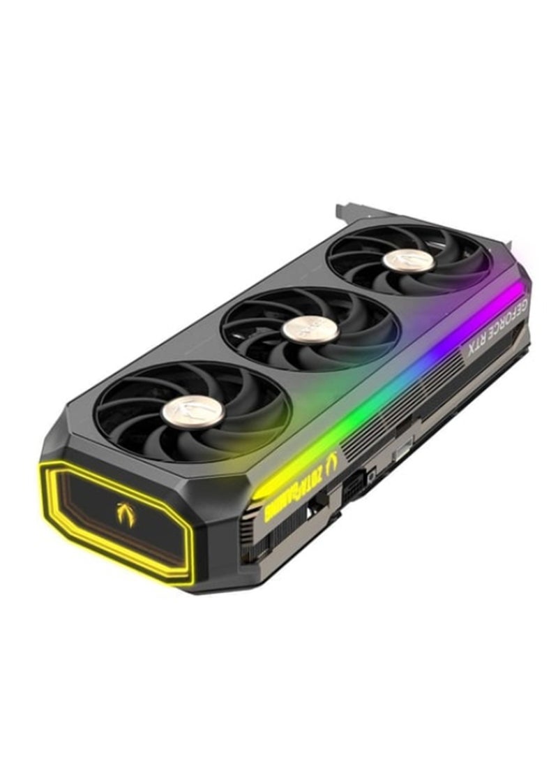 ZOTAC GAMING GeForce RTX 5090 AMP Extreme INFINITY Graphics Card, 32GB GDDR7, 21760 CUDA Cores, 2467 MHz Engine Clock, 28 Gbps Memory Clock, PCIe 5.0, 4K 480Hz, 8K 165Hz DisplayPort 2.1, HDMI 2.1b, IceStorm 3.0 Cooling, 1000W PSU Recommended, Dual BIOS, RGB Lighting, 3.5 Slot Size | ZT-B50900B-10P Black - Image 5