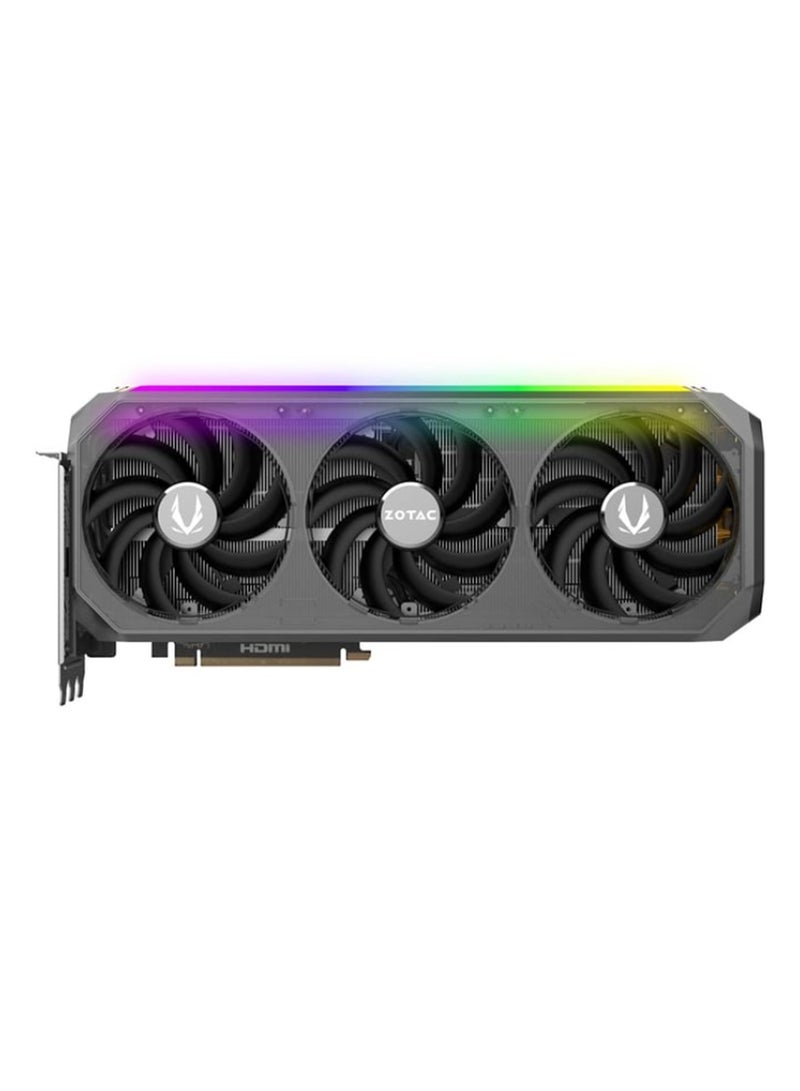 ZOTAC GAMING GeForce RTX 5090 AMP Extreme INFINITY Graphics Card, 32GB GDDR7, 21760 CUDA Cores, 2467 MHz Engine Clock, 28 Gbps Memory Clock, PCIe 5.0, 4K 480Hz, 8K 165Hz DisplayPort 2.1, HDMI 2.1b, IceStorm 3.0 Cooling, 1000W PSU Recommended, Dual BIOS, RGB Lighting, 3.5 Slot Size | ZT-B50900B-10P Black - Image 2