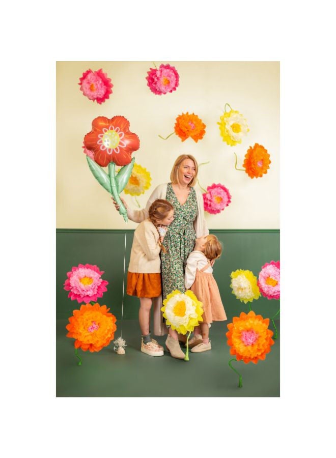 PartyDeco Foil balloon Flower, 53x96 cm, mix - Image 4