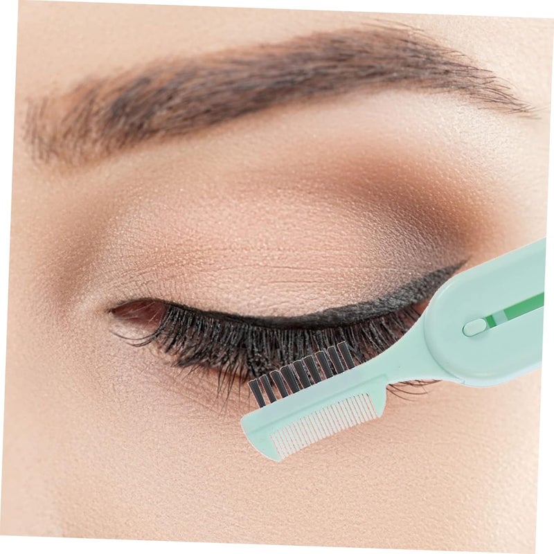 SMASOLO 2Pcs Eyelash Curling Clips with Lash Brush Lightweight Handheld Tools for Precise Curling Portable Beauty Makeup Accessories for Enhanced Eye Radiance - Image 5