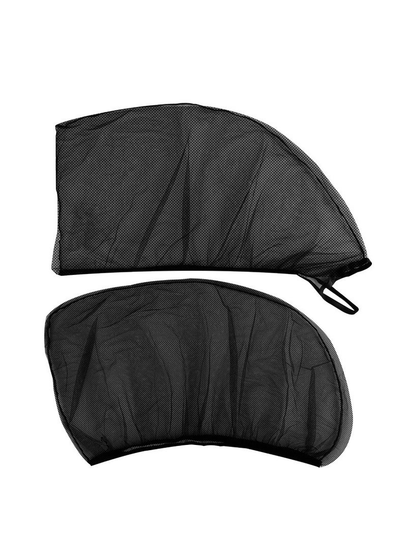 Generic - 2Pcs Car Screen Window Anti-mosquito Repellent Car Curtains Car Screen Mesh Car Window Cover Side Window Mosquito Net Sunshade - Image 1