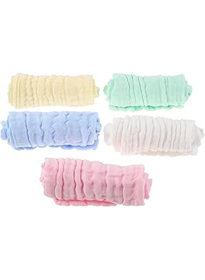 10 Pcs Soft Cotton Washcloths Quick Drying Absorbent Towels for Face Bathing Daily Use - Image 1