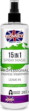 RONNEY 15in1 Leave in Conditioner Spray for Glossy Hair Hair Detangling Spray Heat Protector Moisturise Nourish Professional Leavein Hair Conditioner for Curly Hair Shine Spray - Image 1