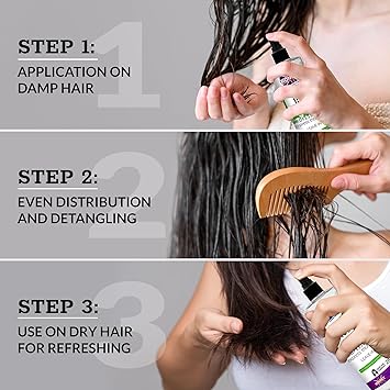RONNEY 15in1 Leave in Conditioner Spray for Glossy Hair Hair Detangling Spray Heat Protector Moisturise Nourish Professional Leavein Hair Conditioner for Curly Hair Shine Spray - Image 5