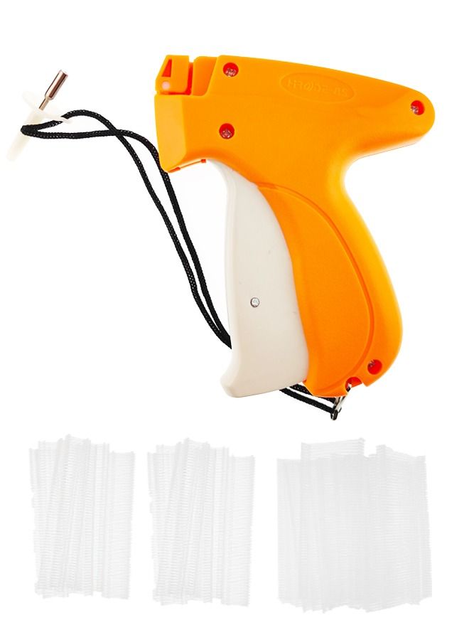 New Garment Clothing Price Label Tag Gun Tagging Machine with 2000 Barbs Orange