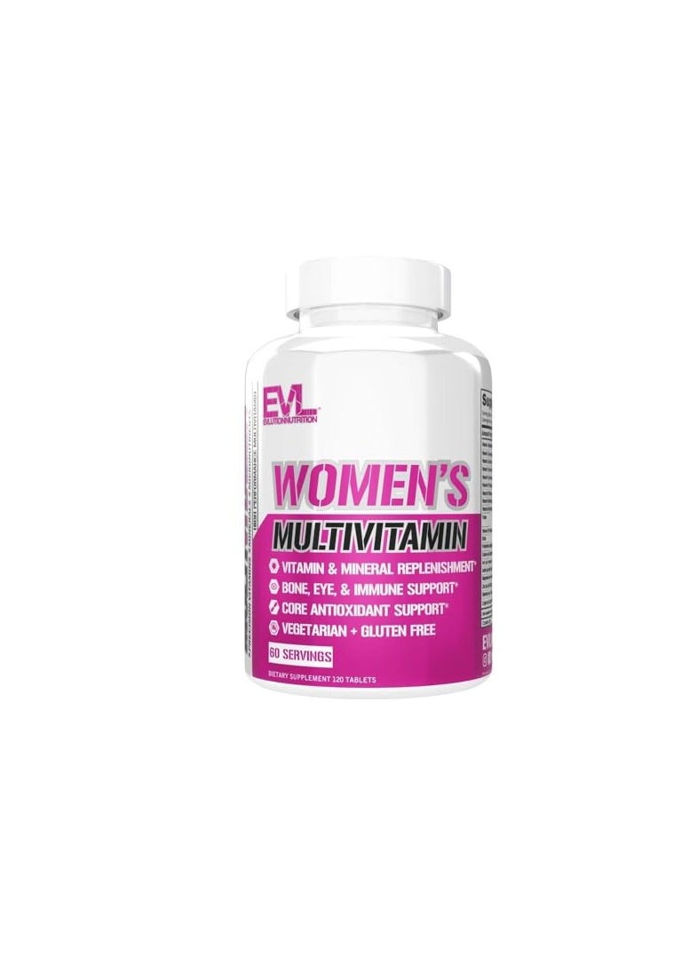 EVLUTION NUTRITION Women's Multivitamin 120 Tablets 