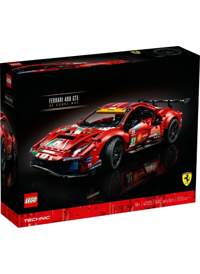LEGO LEGO - Ferrari 488 GTE 1684 Pieces - 42125  - Image 1
