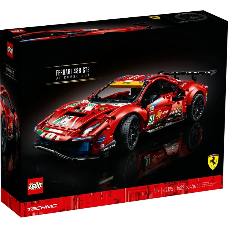 LEGO - Ferrari 488 GTE 1684 Pieces - 42125 - Image 1